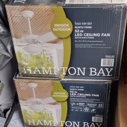 Hampton Bay 52” Indoor/Outdoor Ceiling Fans (New)