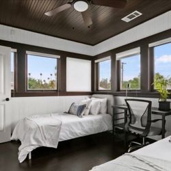 2 Twin-bed Frames + Mattresses