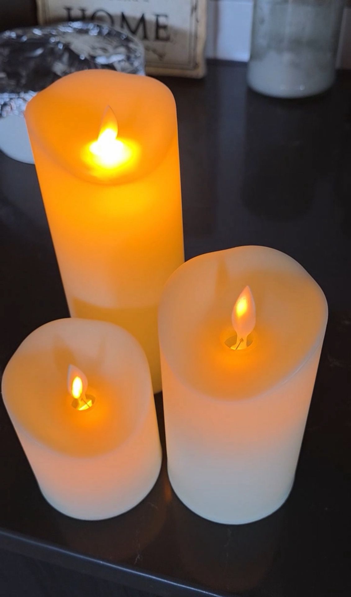 FLAMELESS FLICKERING CANDLES