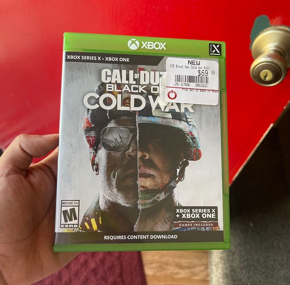 Call Of Duty Black ops Cold War For Xbox One Or Series X
