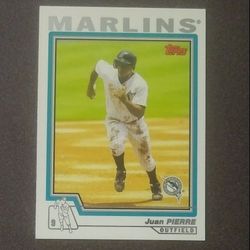 Topps 2004 Juan Pierre Florida Marlins #26 Baseball Card Vintage Collectible Sports MLB