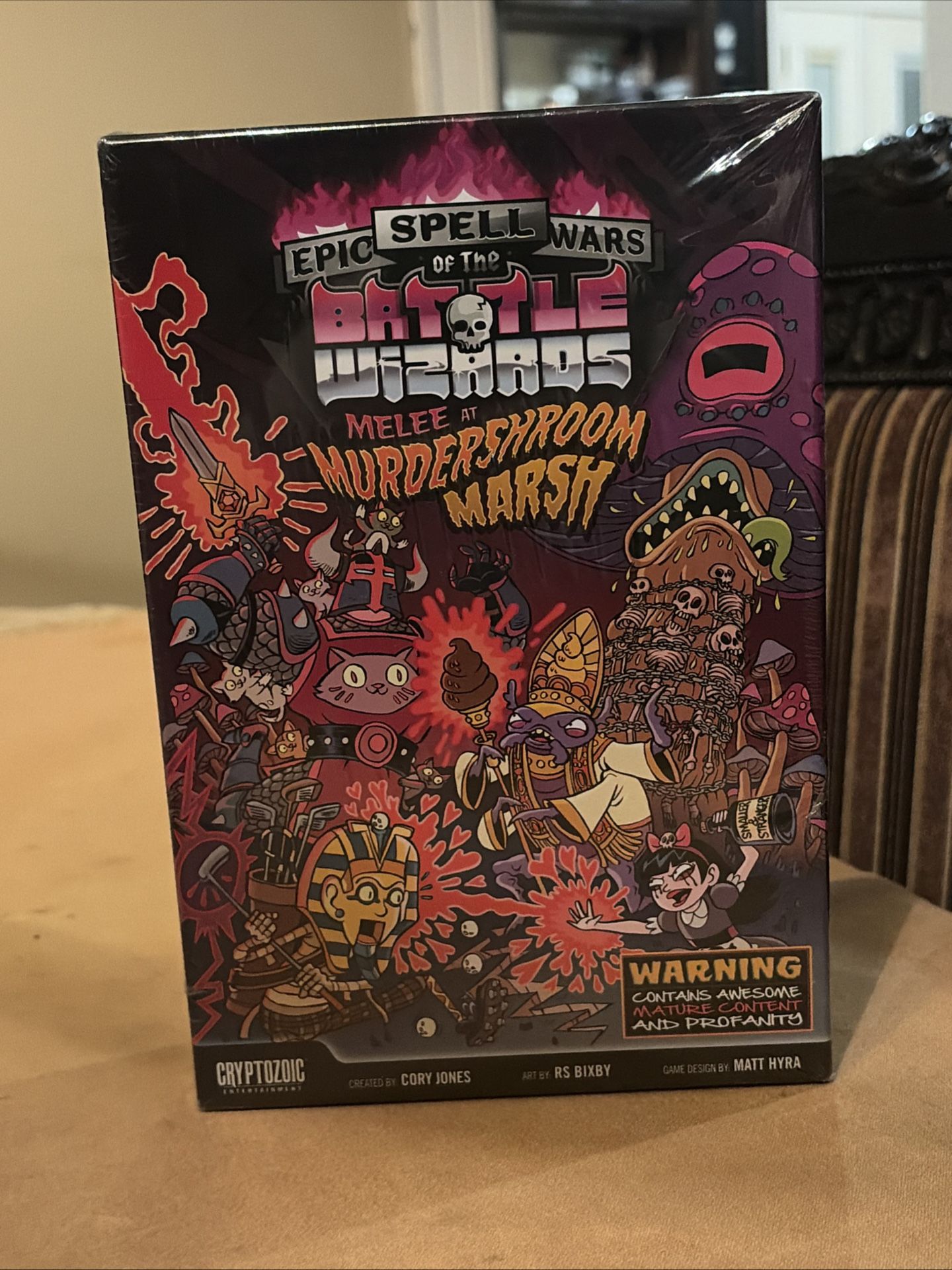 Epic Spell Wars Of The Battle Wizards Melee at Murdershroom Marsh Board Game New