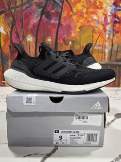 Adidas Ultraboost 22 Core Black Size 9.5 Men's Running Shoes