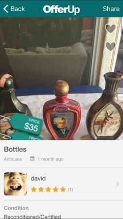 Antique bottles