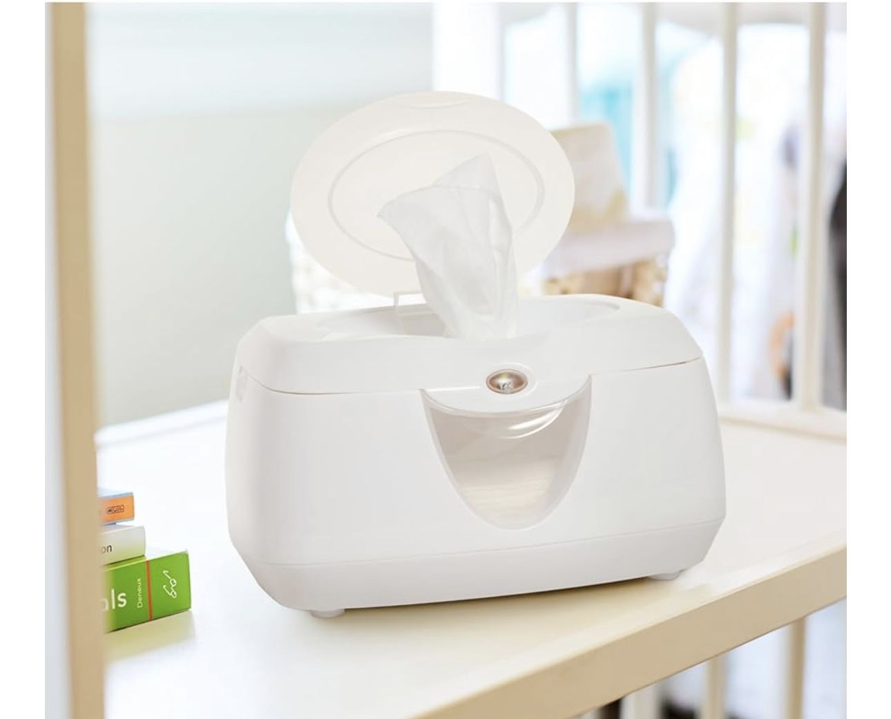 Munchkin Warm Glow Baby Wipe Warmer, White And Green