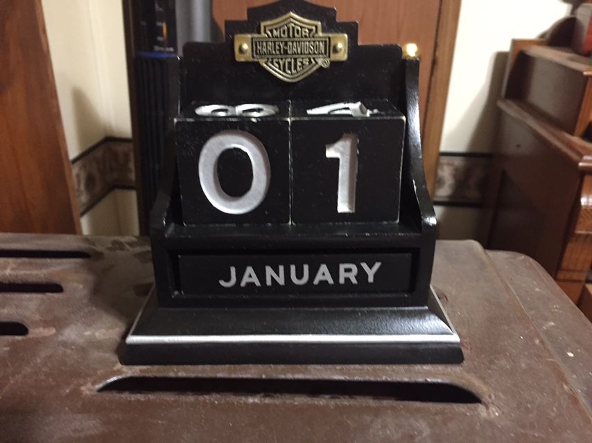 Harley Davidson Block Calendar