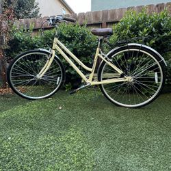 Vintage Schwinn Bike, Cream