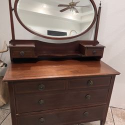 Antique Dresser Mirror 