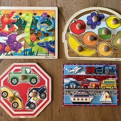 Kids Chunky Wooden Puzzles 