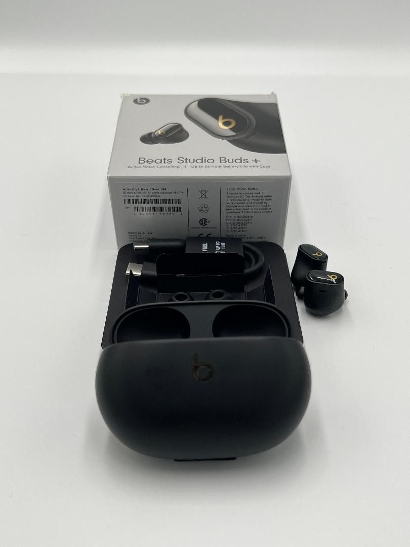 Beats by Dr. Dre Studio Buds+ Noise-Canceling True Wireless Earbuds Black & Gold