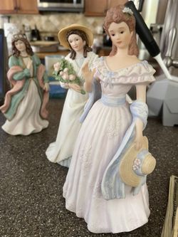 Homco Women Porcelain Figure
