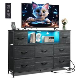 Black Dresser For Bedroom, TV