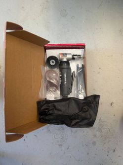 Open Box Husky 1/4 in. Angle Die Grinder with Accessory Kit. SOLD AS IS