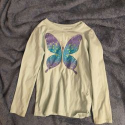 Butterfly Long Sleeve Kids Shirt