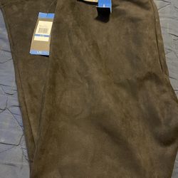Pantalón De Vestir De Terciopelo Negro Size L
