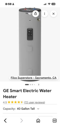 GE 40 gallon Smart Water heater
