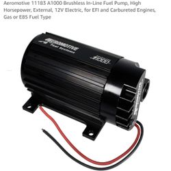Aeromotive 11183 A1000 Brushless In-Line Fuel Pump, High Horsepower, External,