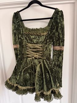 Green dress