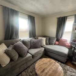 2 Piece Grey Sectional