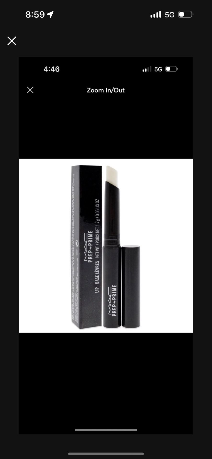 New MAC Prep + Prime Lip, 0.05 Ounce : Lip Makeup in a box