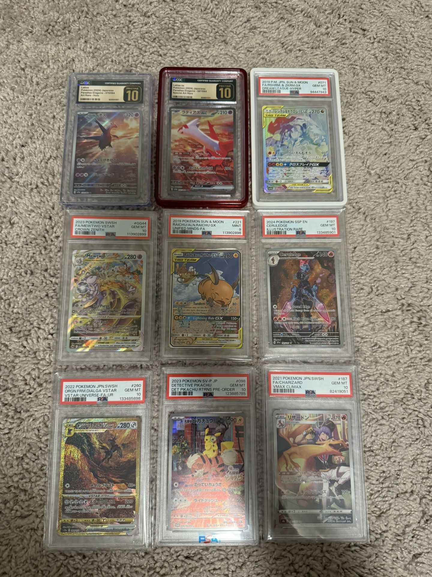 PSA & CGC Pokemon Graded Slabs