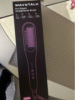 Wavytalk straightener brush