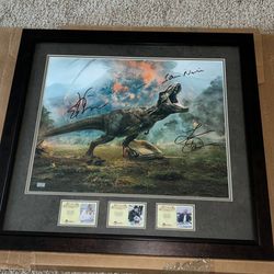 Jurassic Park Autograph Picture Authentic 