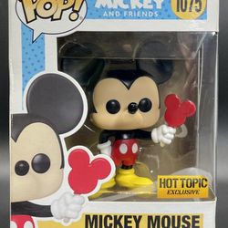 New Disney Mickey Mouse Funko Pop 1075 Hot Topic exclusive