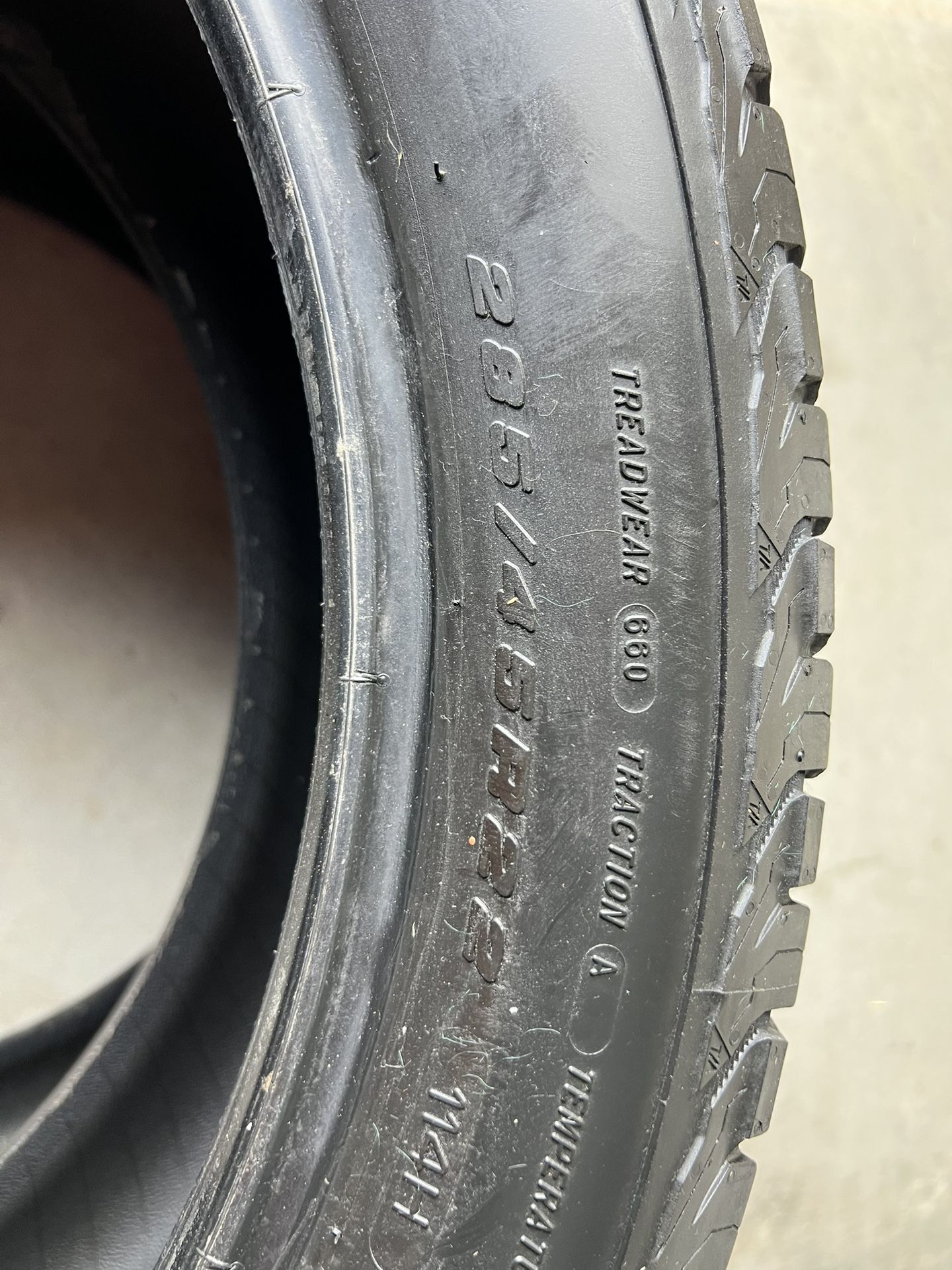 285 x 45R 22 BF Goodrich Tires