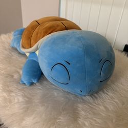18-inch Pokémon Sleeping Squirtle Plush.