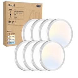 Modern Kitchen Recessed Ceiling Lamp 15W 1500Lm 7.5 Inch 