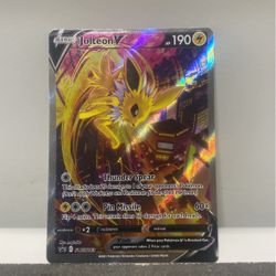 Jolteon V Pokémon Card