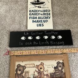 Choice Of Handcrafted  Plaques