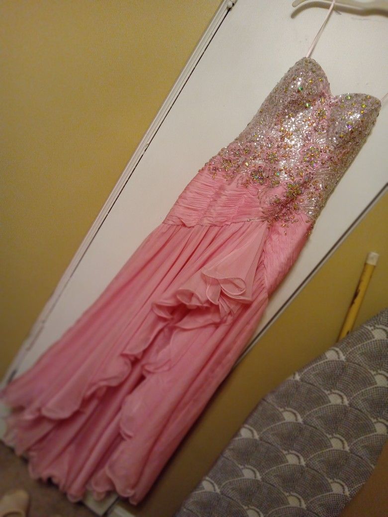Pink Formal Dress,  Size M