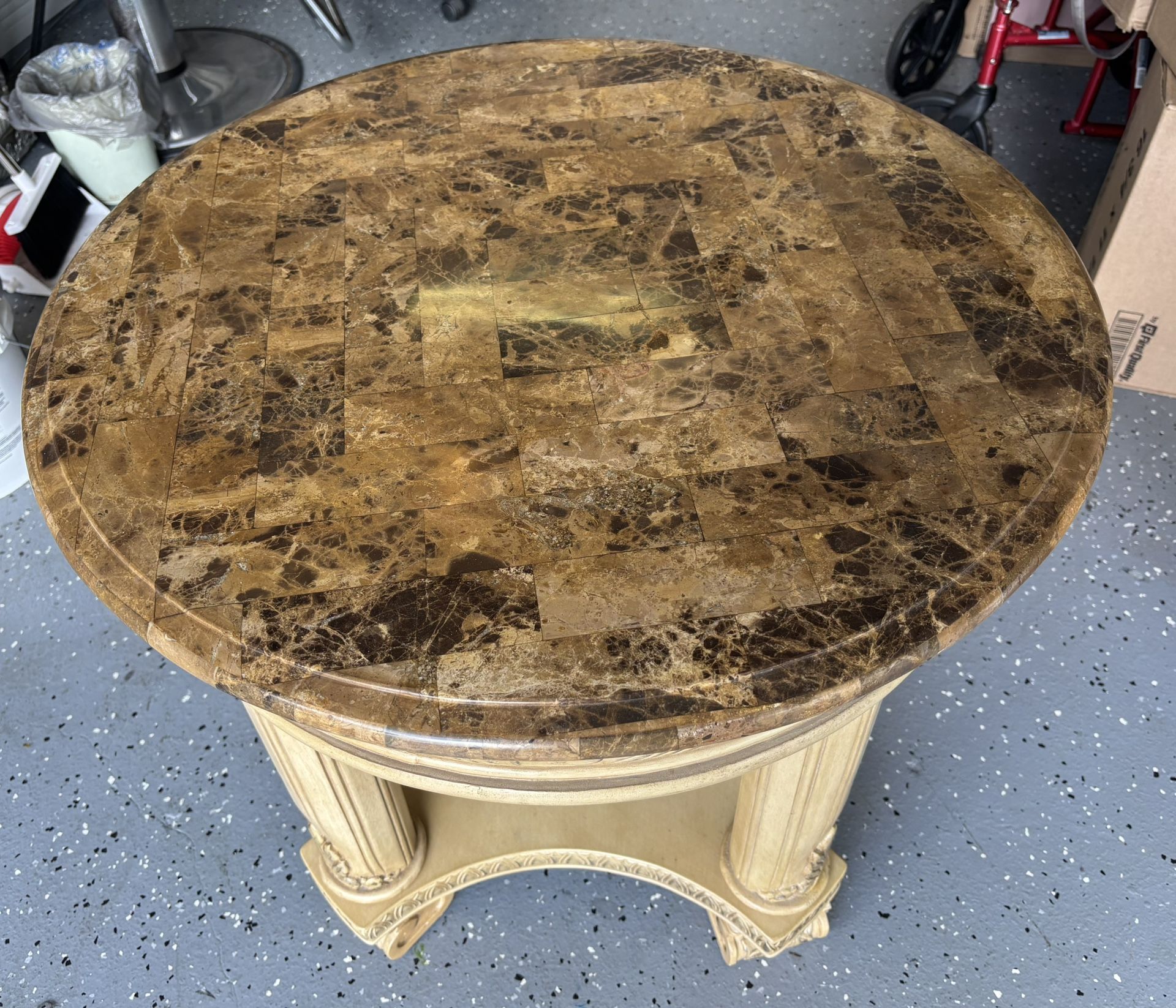Marble End Table