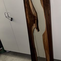 Live Edge Epoxy Console 