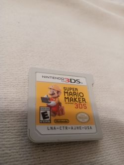 Nintendo 3ds super mario maker