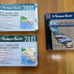 Vintage 2001 Thomas Guides Maps