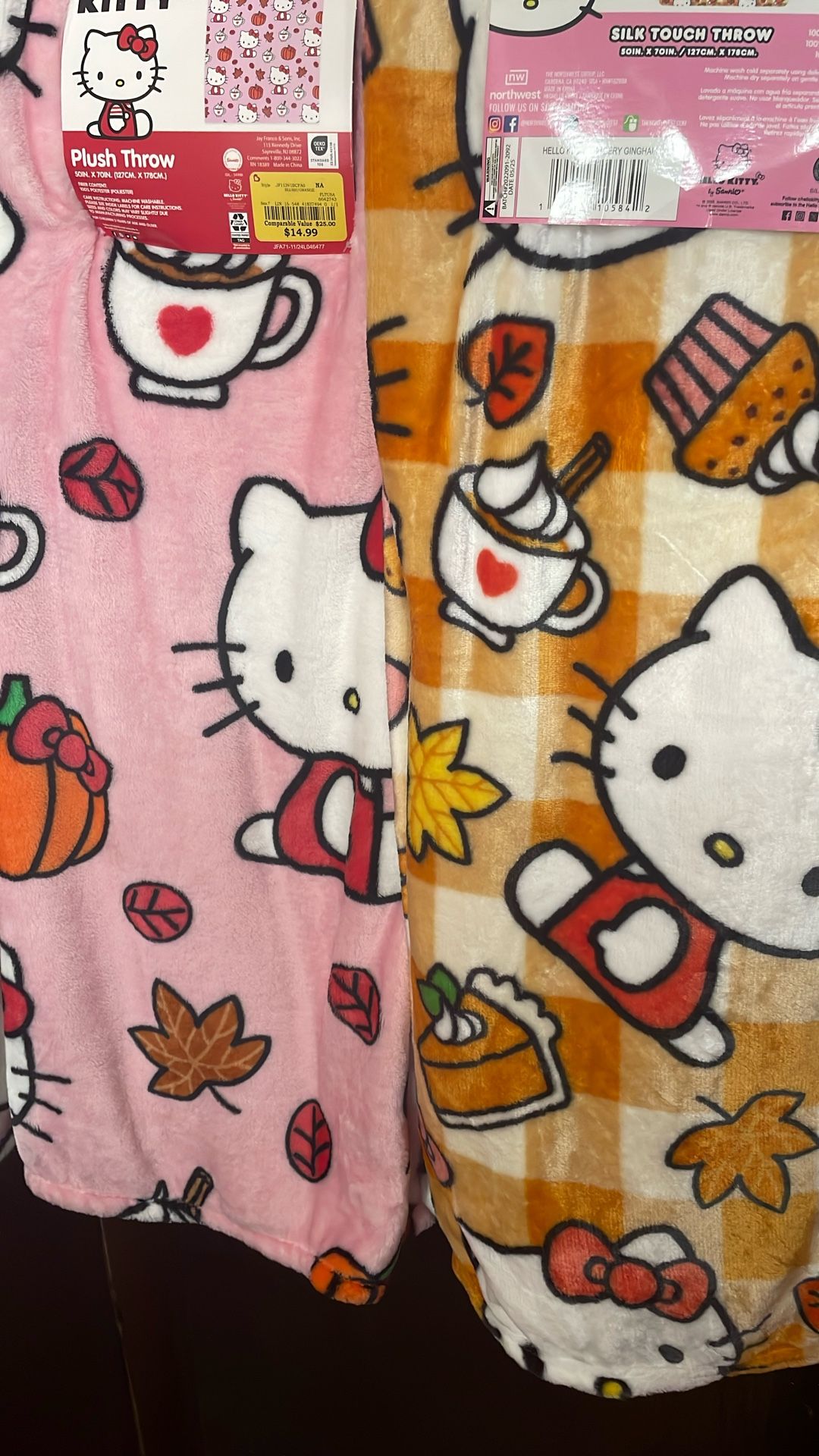 Hello Kitty Fall Blankets