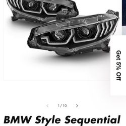 Honda Civic BMW Style Sequential Headlights