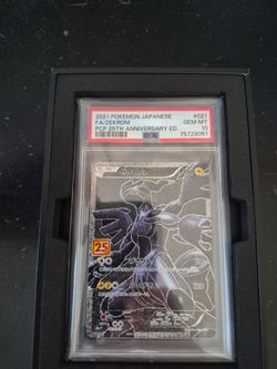 PSA 10 Zekrom FA 2021 Japanese 25th Anniversary #021