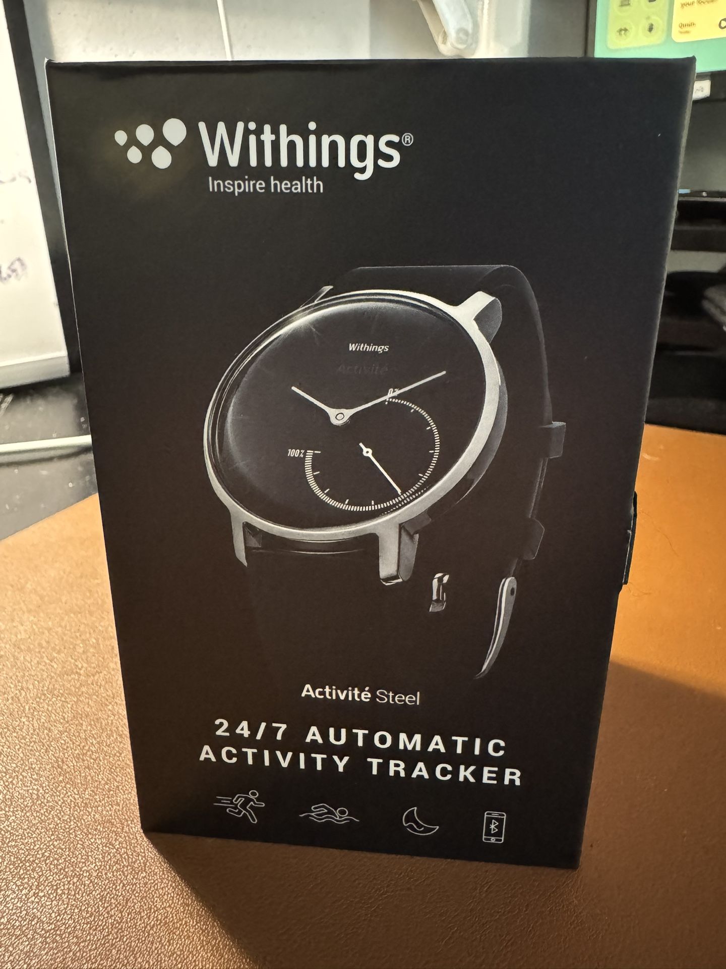Withlings Activite Steel Watch + 8 Bands + Original Box & Accessories