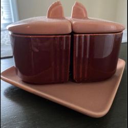 Vintage Franciscan Ware Condiment Set