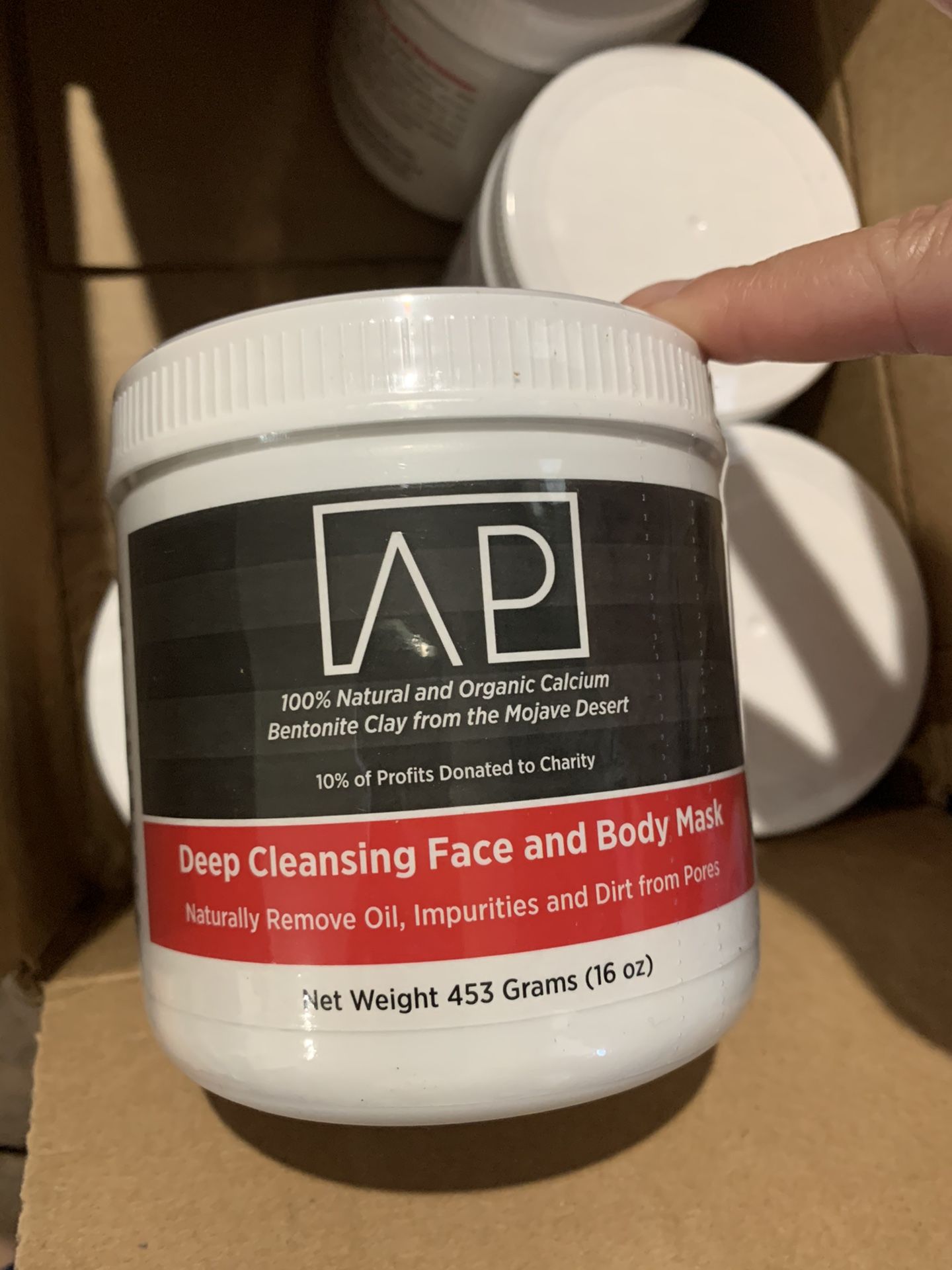 Deep cleansing face and body mask