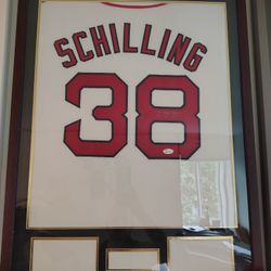 Curt Schilling Autograph Boston Red Sox Jersey