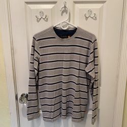 Quicksilver Men’s Long Sleeve Striped Shirt