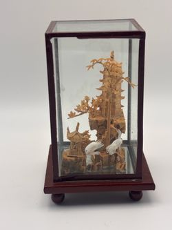 Vintage handmade cork art