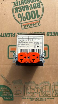 20 Amp Isolated ground receptacles
