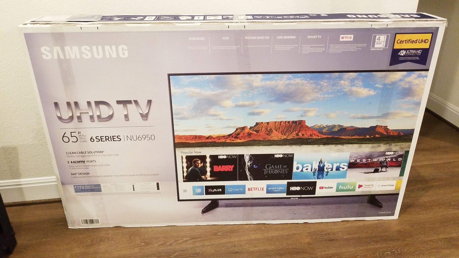 Samsung 65 Class Led Nu6950 Series 2160p Smart 4k Uhd Tv With Hdr For Sale In Leander Tx Offerup