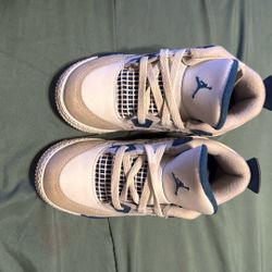 Air Jordan 4s military Blue